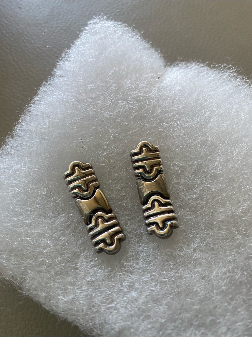 Sterling Silver link dangle Earrings